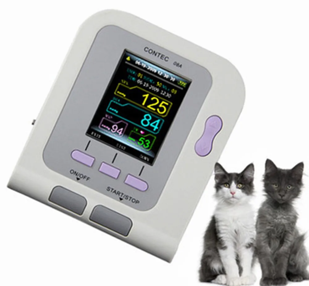 

Digital VET /Animal Veterinary Blood Pressure MonitorCONTEC08A+BP Cuff + Probe For Dog/Cat/Pets