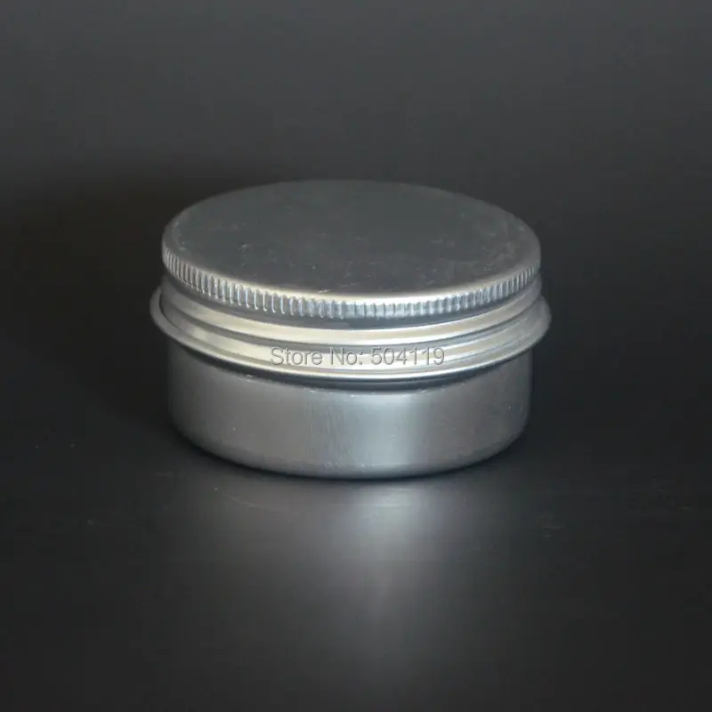 

30g/ml Empty Aluminum Jars Refillable Cosmetic Bottle Ointment Cream Sample Packaging Containers Screw Cap