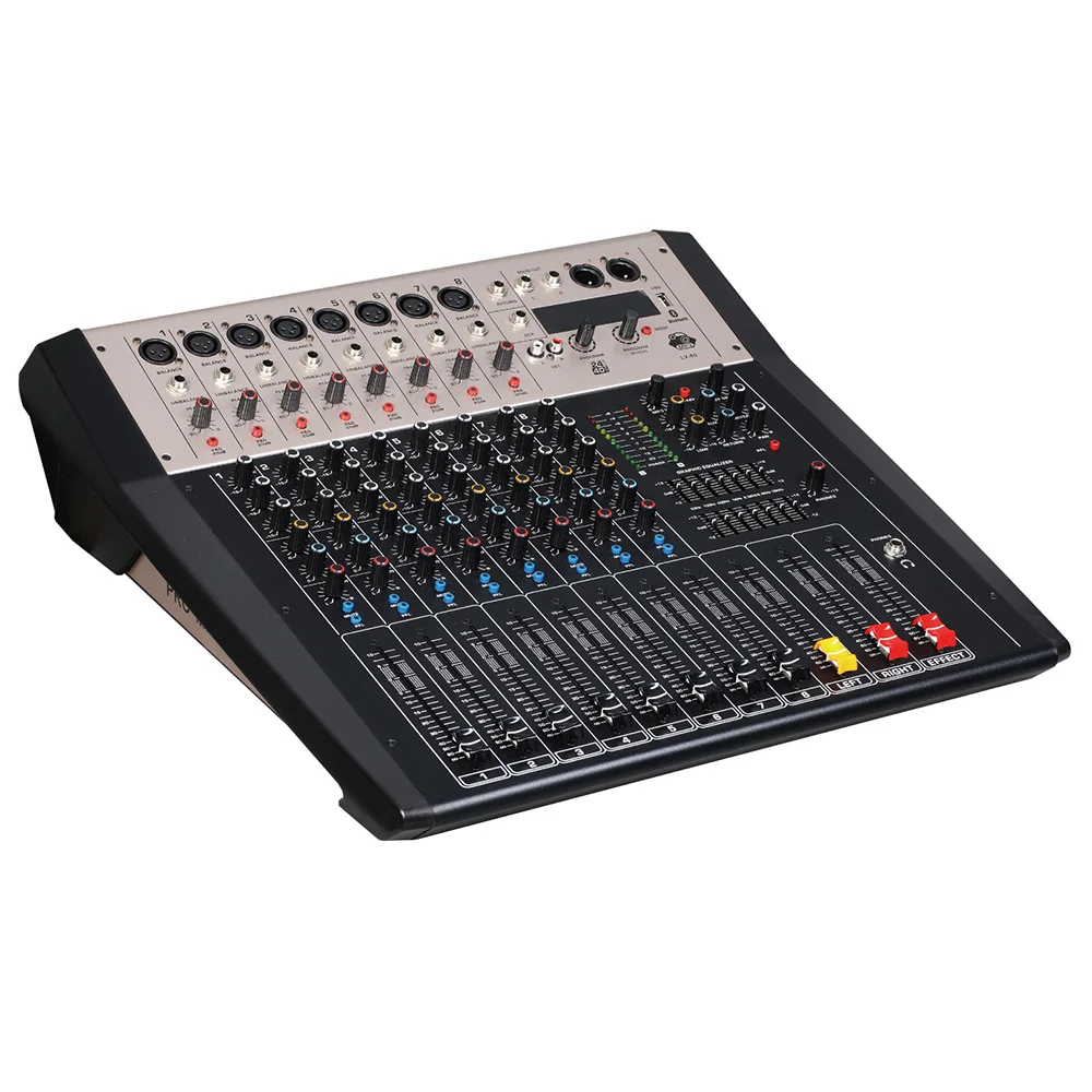 US $350.00 Mixing Console Recorder 48 V Phantom Power Monitor AUX Effect Path 616 Channel Audio Mixer USB Comes With Power Amplifier LV