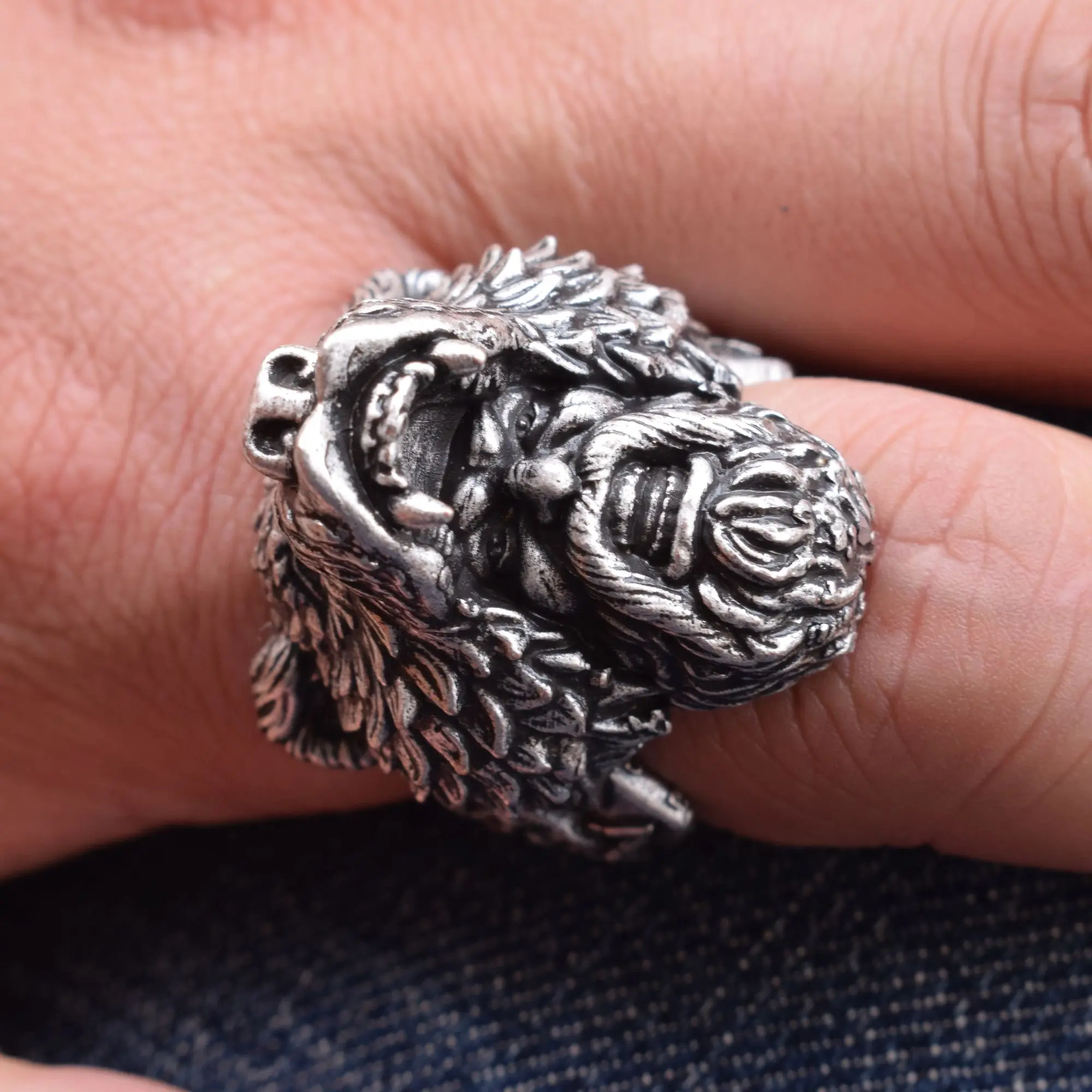 Norse Warrior Berserker кольцо Викинг медведь Берсерк War Ring 12 шт./лот|Кольца| |