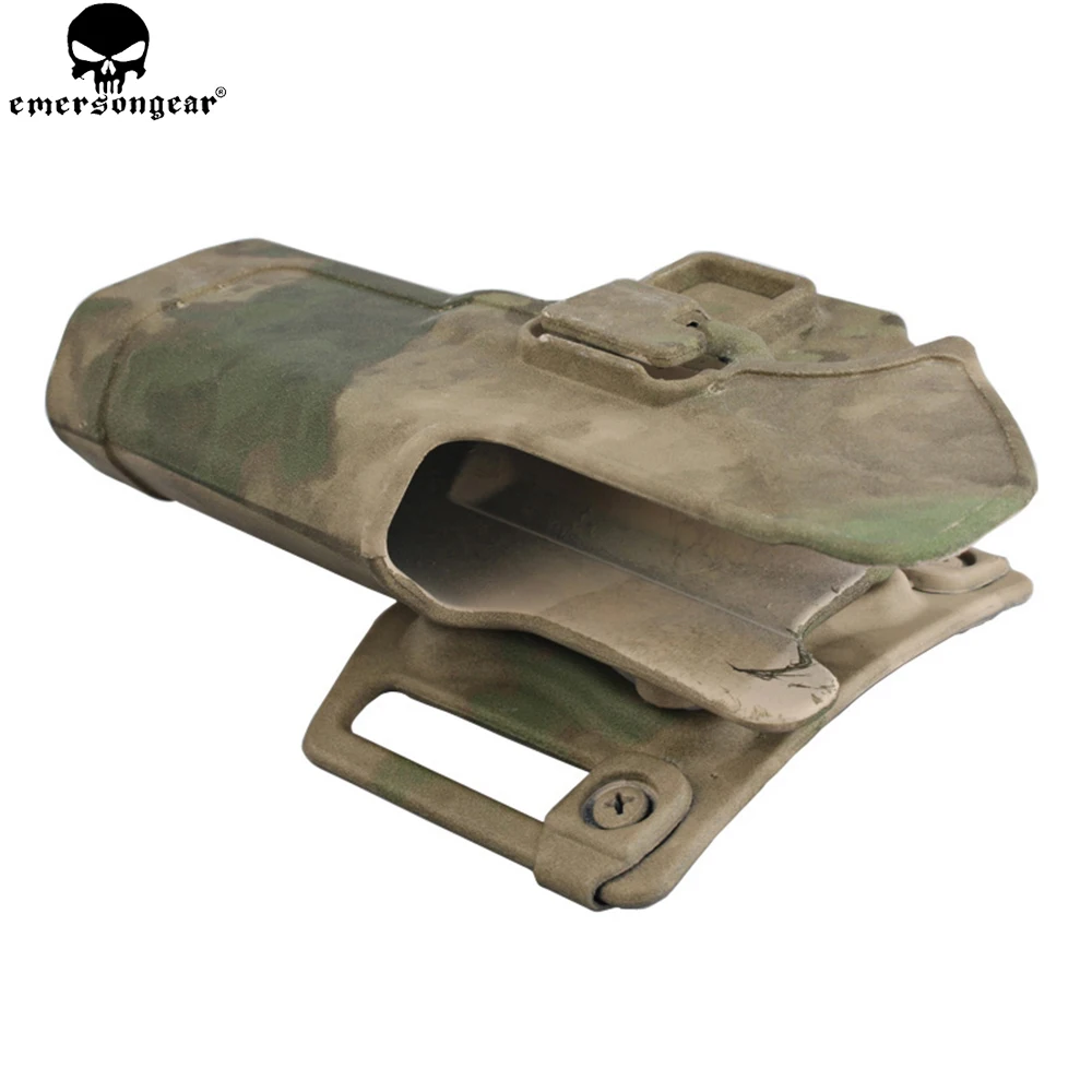 EMERSONGEAR быстро Пистолетная кобура для Glock Militery Camo Airsoft Mag Чехол пластиковая кобура подсумок EM6097