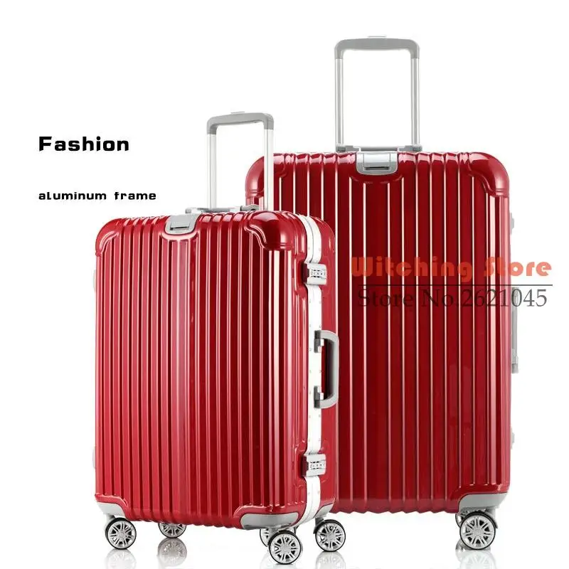 24 INCH  20242629# Hot day with aluminum frame, universal wheel trolley luggage suitcase a landing chassis #EC FREE SHIPPING