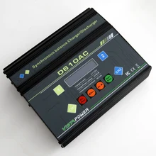 EV-PEAK VistaPower AC/DC двойной порт 1-6S 2x100W Lipo баланс зарядное устройство/Dis зарядное устройство D610AC