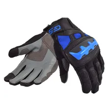 Новое поступление! Мотоциклетные защитные перчатки для BMW мотоциклетные черные/синие кожаные перчатки