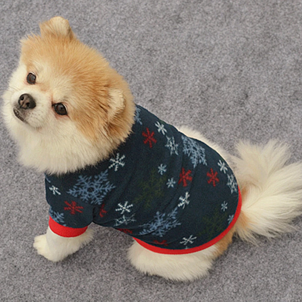 Пес собачка кошка рождественские леггинсы с принтом оленя печать флис теплая футболка одежда для домашних животных