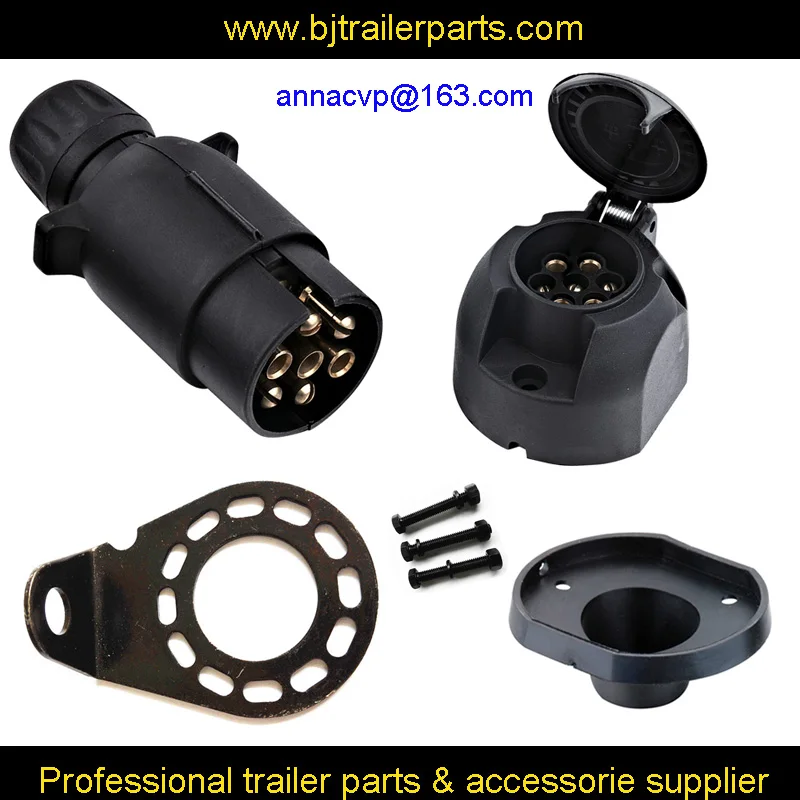 7 PIN TRAILER PLUG SOCKET PLASTIC TRAILER CONNECTORS