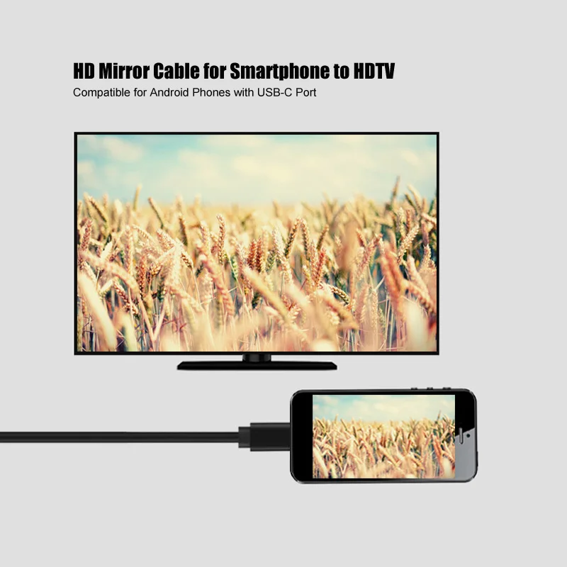 Кабель USB C HDMI Тип к конвертер с питания для MacBook Samsung Galaxy S8 S9 Note 8 Huawei Mate 10