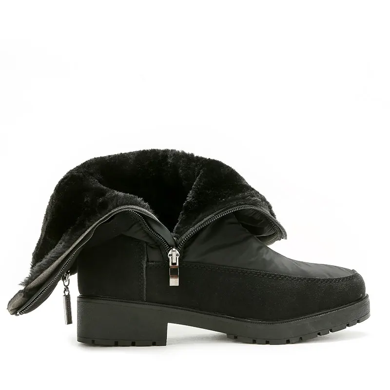 GOGC зимние сапоги; женские водонепроницаемые зимние сапоги до середины икры; Высококачественная Брендовая женская обувь; теплая зимняя обувь для женщин; большие размеры; G9895