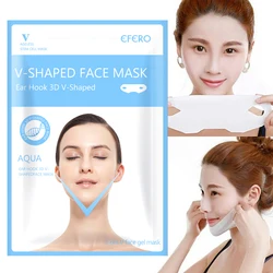 Double V Face Mask Face Shape Tension Firming Mask Paper Slimming Eliminate Edema Lifting Firming Thin Masseter Face Care Tool Double V Face Mask Face Shape Tension Firming Mask Paper Slimming Eliminate Edema Lifting Firming Thin Masseter Face Care Tool