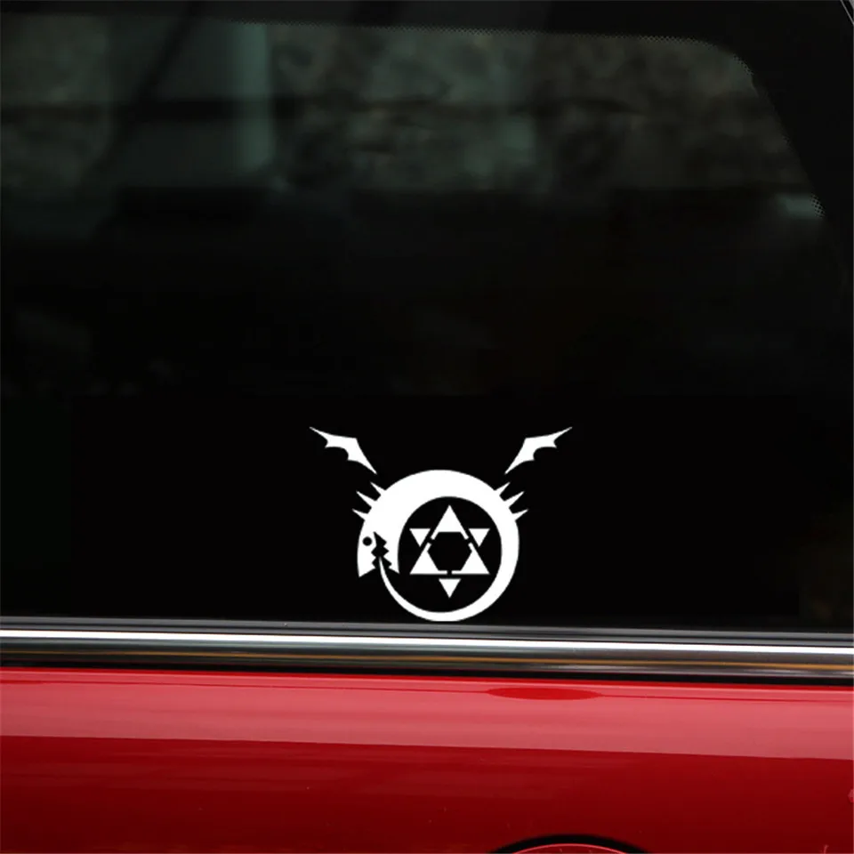 Cunymagos 14cm10.6cm Fullmetal Alchemist Homunculus Anime Vinyl Car Sticker  (3)
