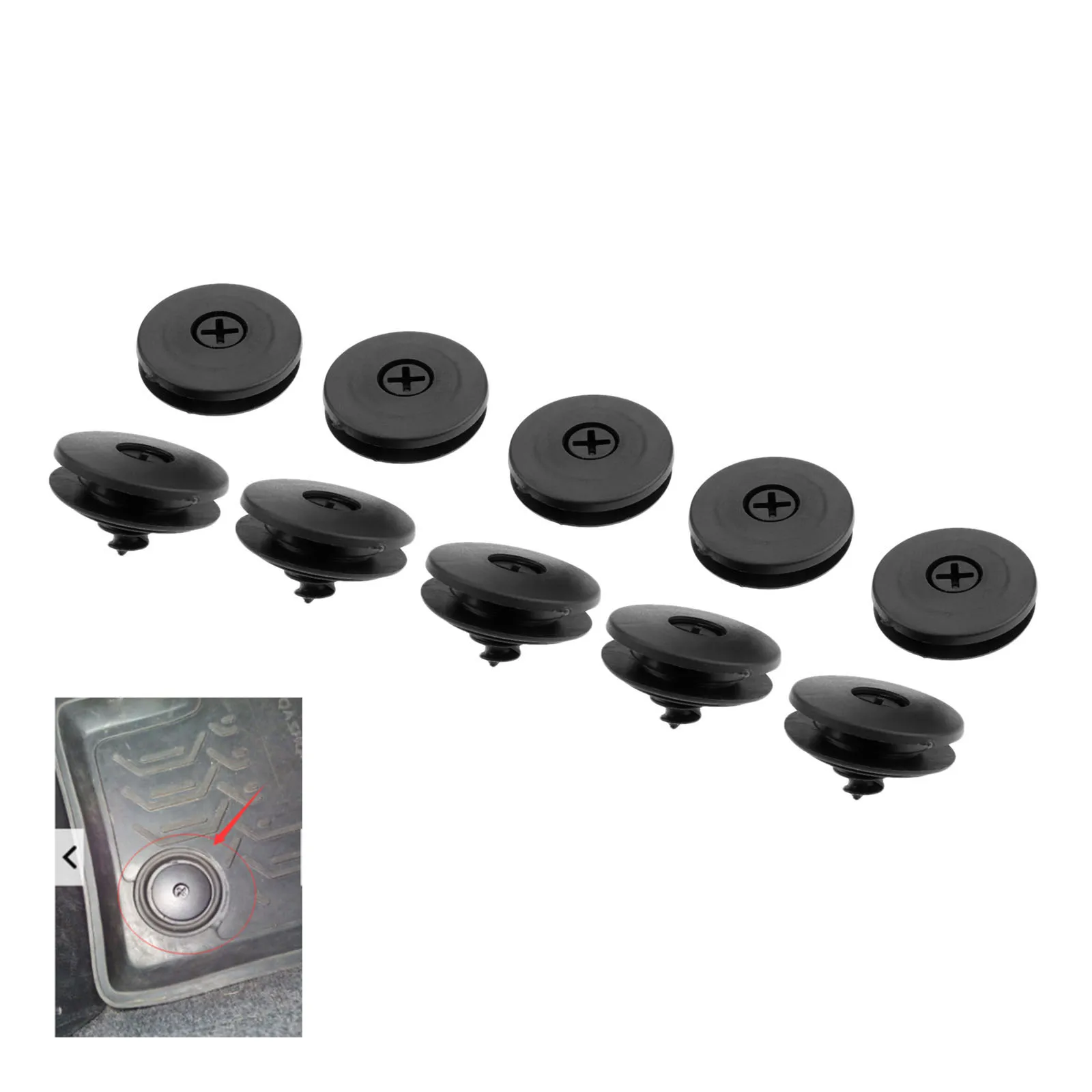 

Auto Mats Clamp Car Fastener Clips Universal Car Antiskid Pad Carpet Fixed Fastener For V W Nissan Peugeot Subaru Toyota Honda