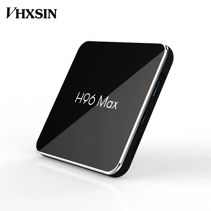 VHXSIN 5PCS/LOT H96 Max X2 Amlogic S905X2 LPDDR4 4GB Emmc 32GB/64GB smart android 4K tv box | Электроника