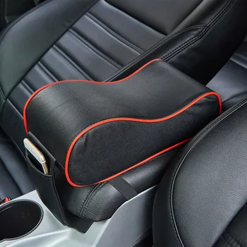 

Car Armrests Cover Pad PU Leather Automobile Interior Armrest Pad For Center Console 1PCS