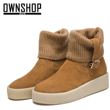 Women Fashion Boots Genuine Leather Lady Boot Women Ankle Boots 2017 Womens Winter Shoes Fashion Designer Boot Luxury Brand