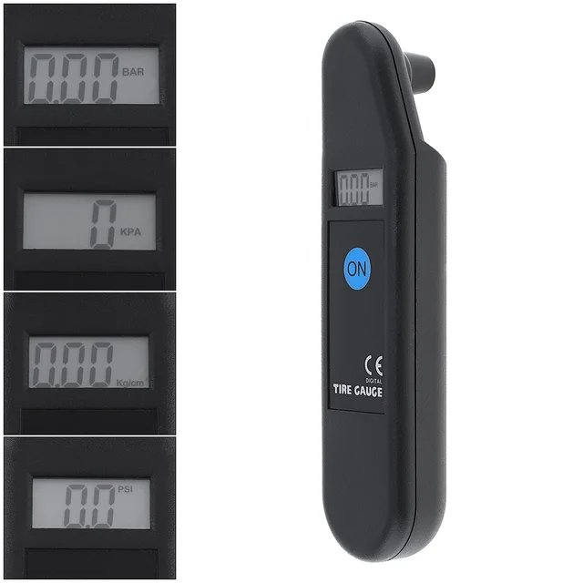 Special Price Portable ABS Precision Electronic Digital Tire Pressure Gauge Meter Tester with LCD Display Matte Non-slip Surface for Car Tyre