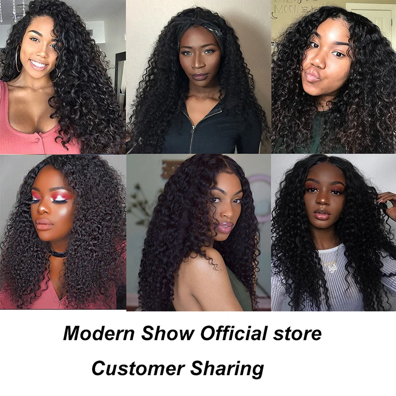 Modern Show Brazilian Deep Wave Hair Bundles Deal 100% Human Hair Extension 3 and 4 Bundles Avaiable Non Remy Hair Weaves