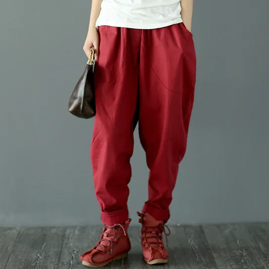 New Summer Linen Shorts Women High Waist Fashion Khaki
