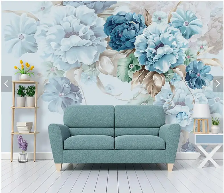 Custom floral wallpaper, simple peony murals for living room bedroom sofa TV background wall decorative wallpaper Custom floral wallpaper, simple peony murals for living room bedroom sofa TV background wall decorative wallpaper