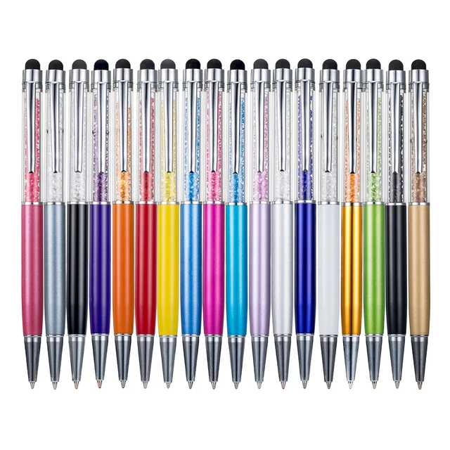 Best Offers Metallic crystal pen office stationery school supplies pen handwriting capacitance diamond pencil touch screen ball - point pen Best Offers Metallic crystal pen office stationery school supplies pen handwriting capacitance diamond pencil touch screen ball - point pen