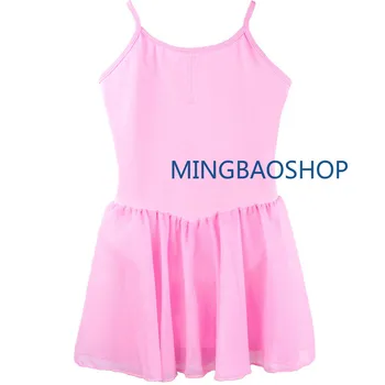 

Cotton Ballet Leotards camisole Kid Children Ballet Tutu Girls V-neck Tutu Dress Dance Ballet Dance Dress Pink Lavender Colors