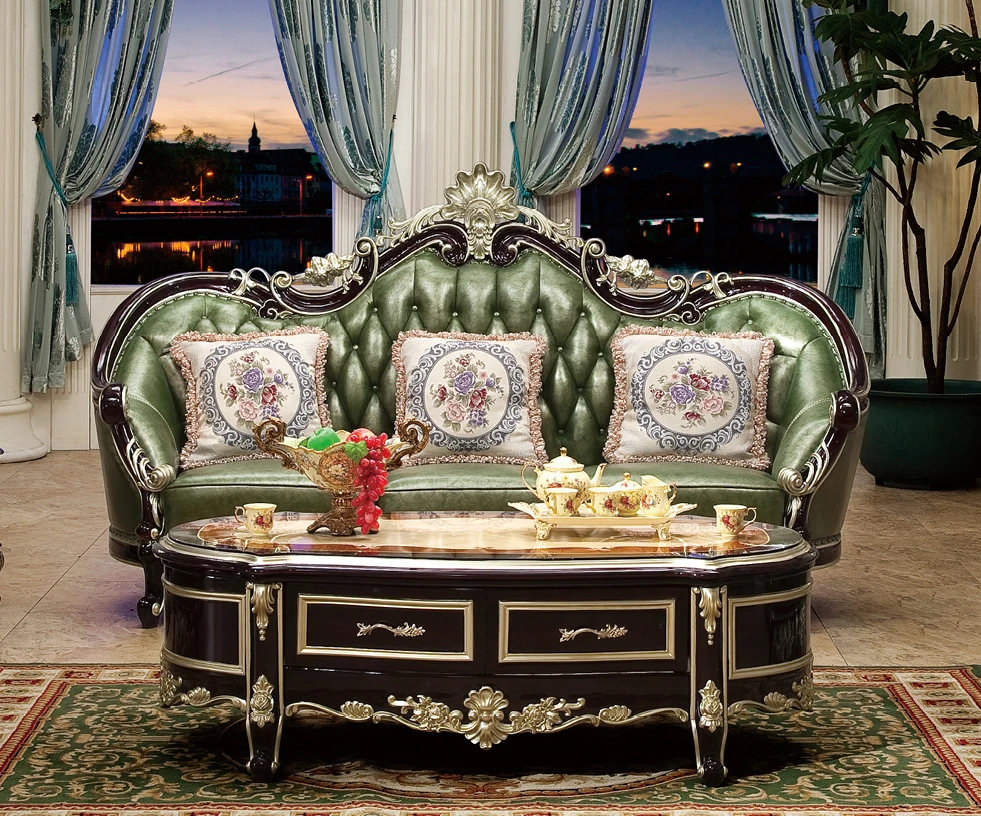 2016 Armchair Chaise Beanbag Europe Style Home Furniture Sofa Set Genuine Leather Living Room With Solid Rubber Carving French 2016 Armchair Chaise Beanbag Europe Style Home Furniture Sofa Set Genuine Leather Living Room With Solid Rubber Carving French