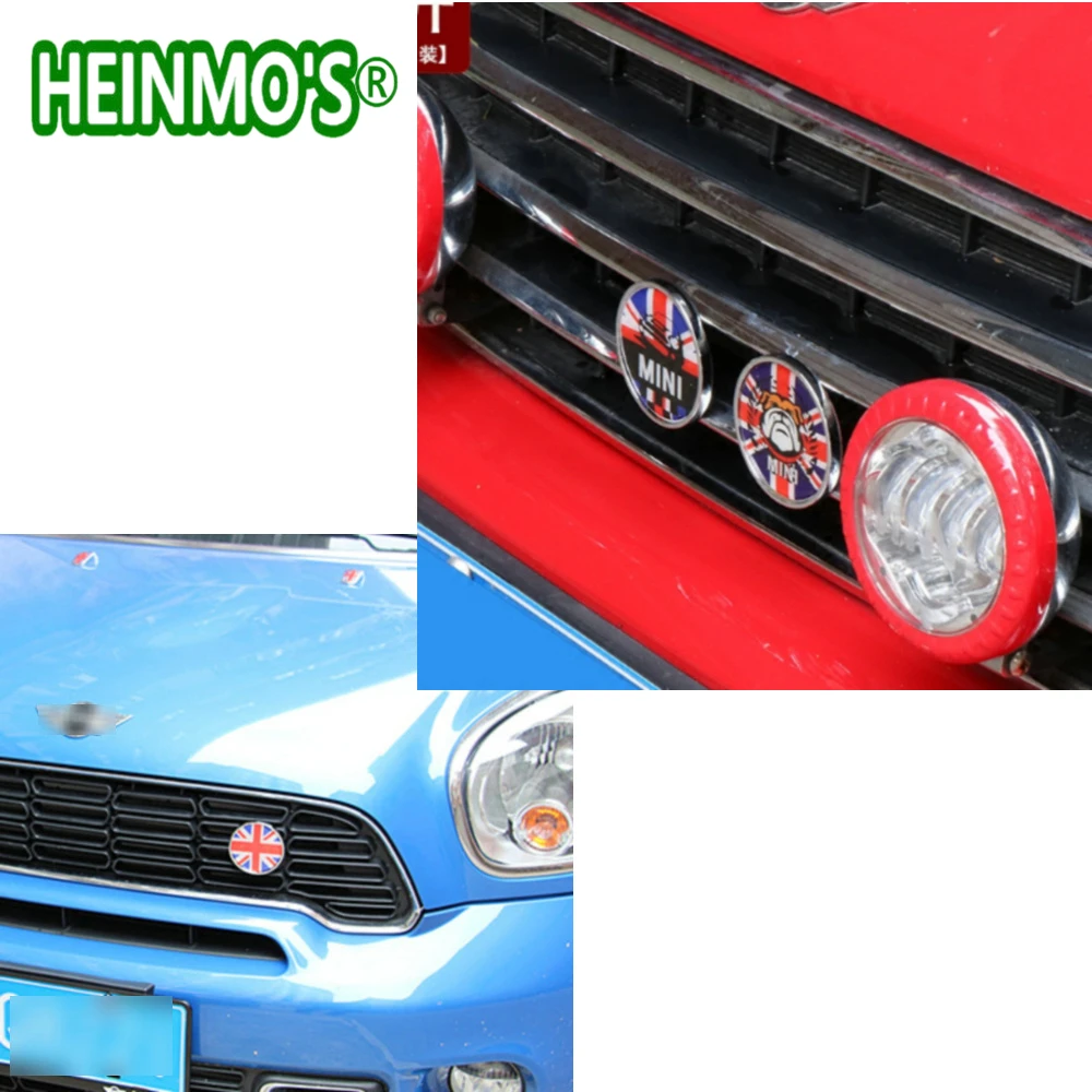 For MINI Cooper S Car Stickers Front Grill Accessories For Mini One Countryman Clubman Paceman R R55 R56 R57 R58 R60 R61 F56 F60 (26)