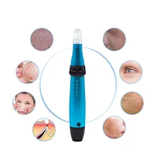 Электрическая Ручка Авто Micro Needling Уход за кожей лица устройство для косметического массажа прибор для красоты роликовый массажер