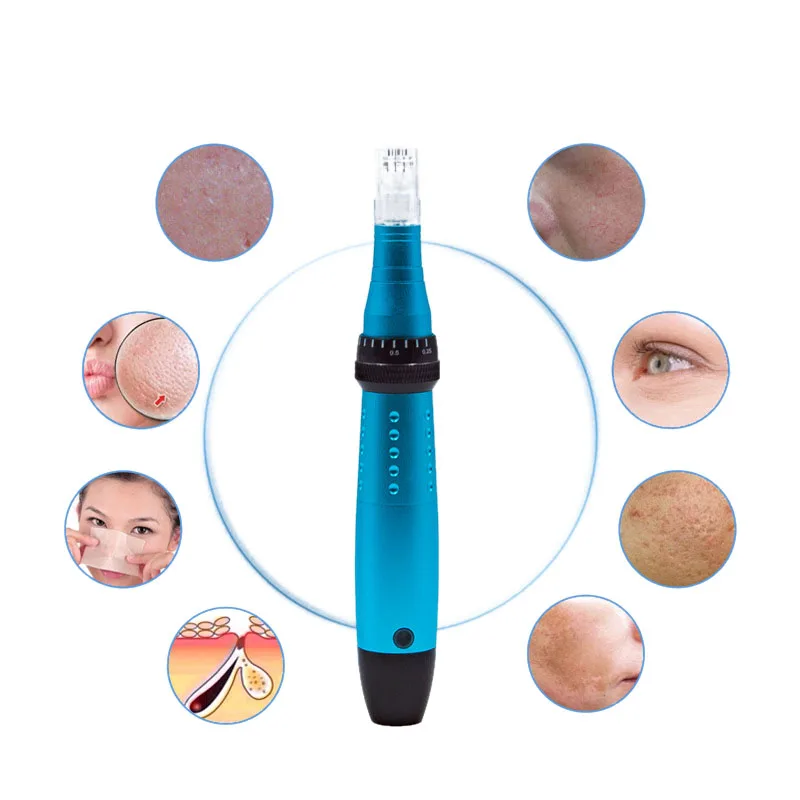 

Electric Pen Auto Micro Needling Skin Face Care Beauty Massage Machine Beauty Instrument Device Relaxation Health Care