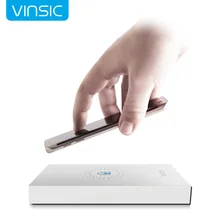 Vinsic 12000mAh Power Bank Qi Wireless Charger Pad Dual USB External Battery Charger Packup Battery for iPhone 8 8+ X Samsung