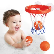 Игрушки для ванной игрушка для ванной пластиковая Ванна смешная игра баскетбол сукции чашки с обручем 3 шарики набор детей