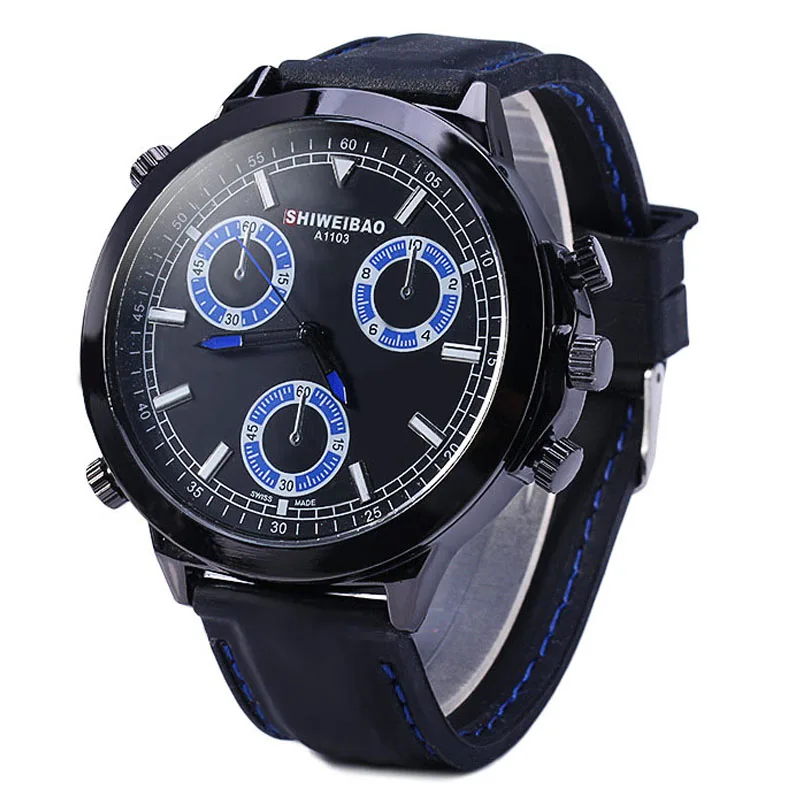 Shiweibao кварцевые часы для мужчин люксовый бренд наручные мужские модные черный