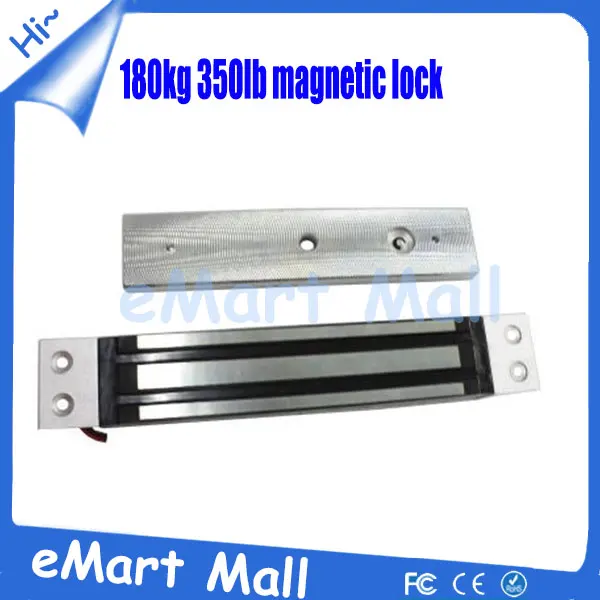 

180kg 350lb electric magnetic lock + ZL Bracket for Access Control System Lock Hold Bracket