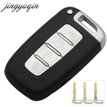 Jinyuqin Shell chiave auto remota per Hyundai Genesis coupé Sonata Elantra Veloster Smart Keyless Entry Fob trasmettitore 4 pulsanti