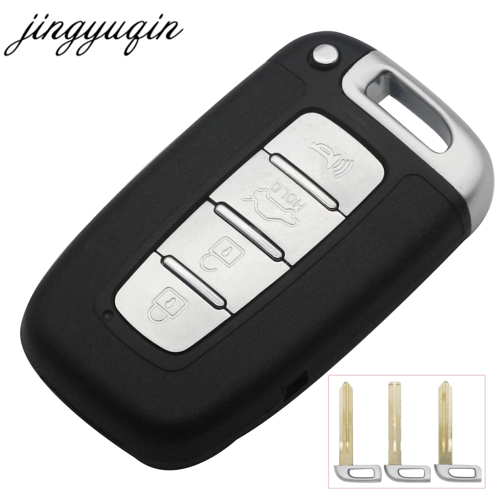 Крышка автомобильного ключа jinyuqin для Hyundai Genesis купе Sonata Elantra Veloster умный