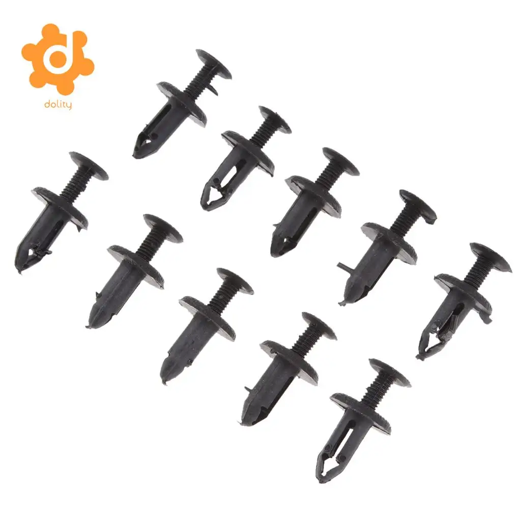 dolity 10Pcs Windscreen Cowl Panel Plastic Trim Fastener Clips for Motorcycle