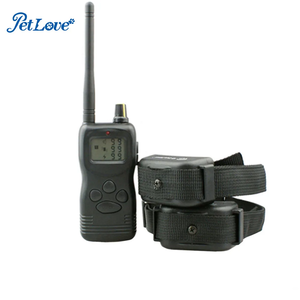 

Top Selling 1000 Meters Beeper Electronic Shock and Vibra Waterproof and Rechargeable Wireless E Collar for Dog