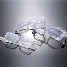 Защитные очки вентилируемые очки Защита глаз Защитная Лаборатория анти туман пыль прозрачный для промышленной лабораторной работы мягкие края очки