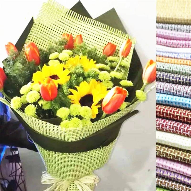 5sheet Hemp Cotton Linen Fabric Flower Shop Supplies Flowers Packaging