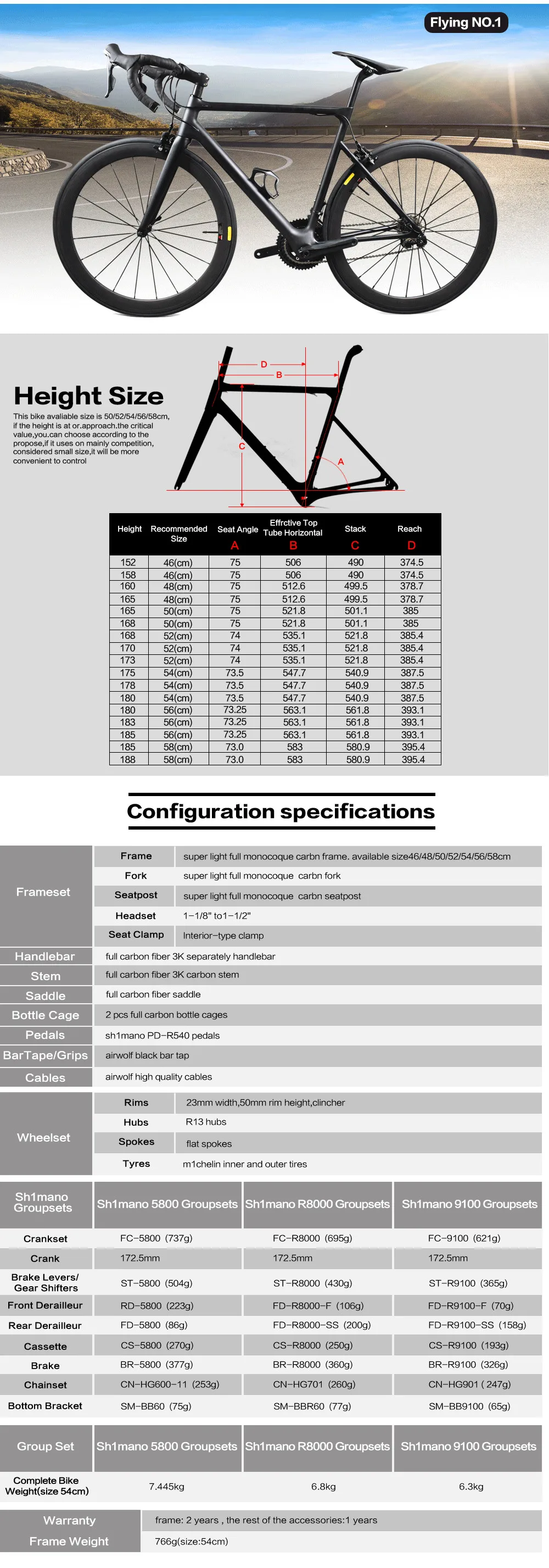 Clearance 2018 Ultralight only 6.3kg carbon road bike with 50mm carbon wheels 5800/R8000/9000 Groupset Toray T1100 bicicleta carbon bike 3 Clearance 2018 Ultralight only 6.3kg carbon road bike with 50mm carbon wheels 5800/R8000/9000 Groupset Toray T1100 bicicleta carbon bike 3