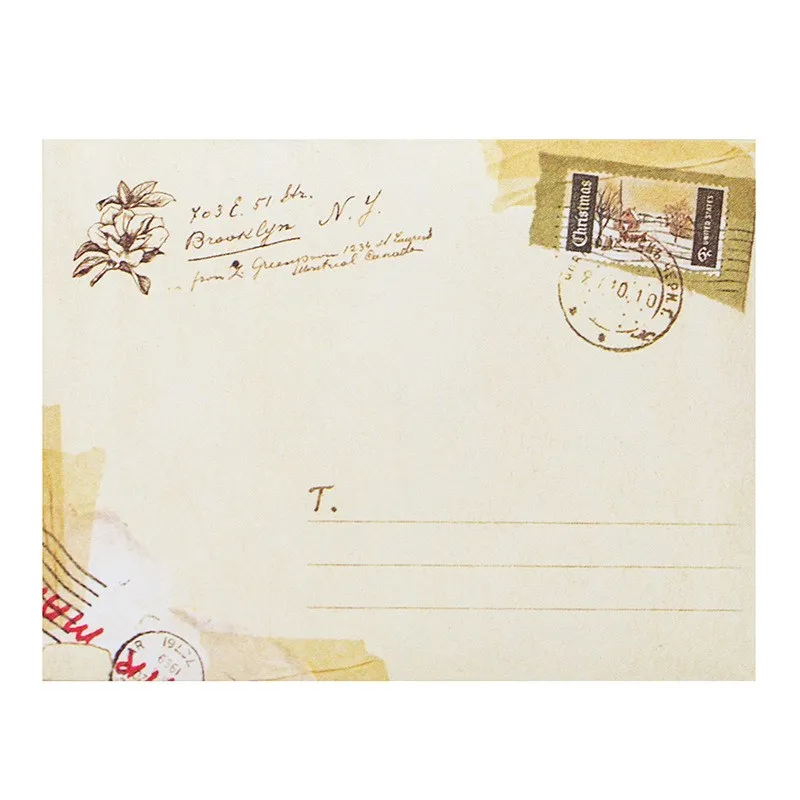 12 шт./партия Мини милый Ancien бумажный конверт винтажный европейский стиль для карты Скрапбукинг подарок