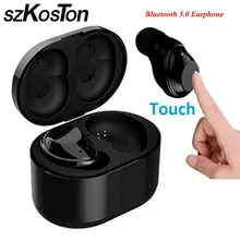 Bluetooth 5,0 наушники с сенсорным управлением TWS беспроводные наушники IPX5 водонепроницаемые наушники гарнитура с зарядным устройством для Xiaomi гарнитура