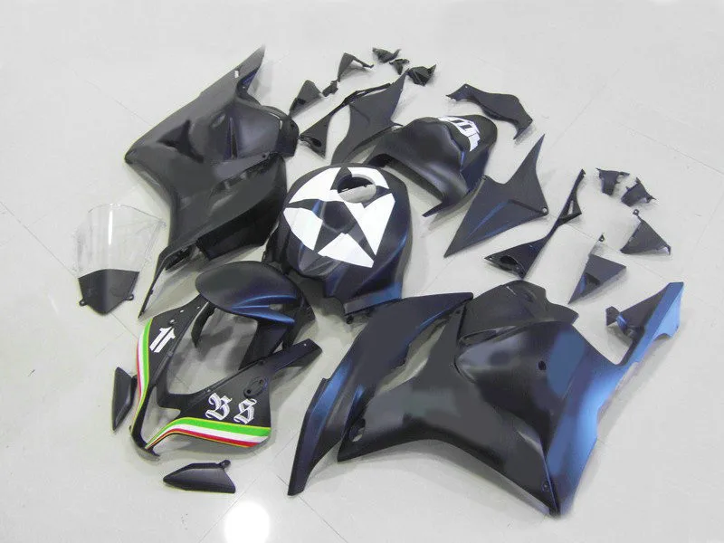 

Injection mold Fairing kit for HONDA CBR600RR F5 09 10 11 12 CBR 600RR 2009 2010 2012 ABS Matte black Fairings set+7gifts HF10