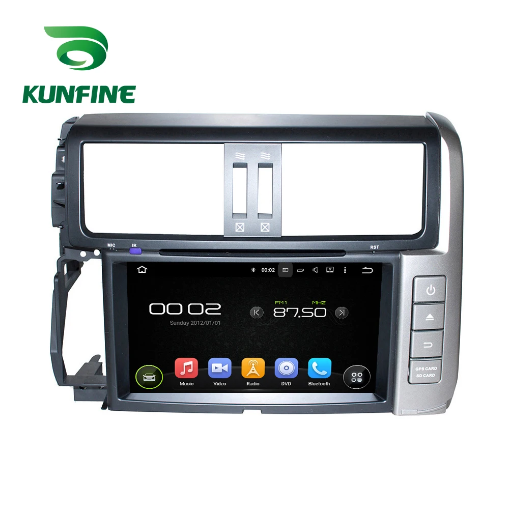 Discount Octa Core 4GB RAM Android 8.0 Car DVD GPS Navigation Multimedia Player Car Stereo for TOYOTA PRADO 2010-2013 Radio Headunit WIFI 3