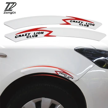 

ZD Car Wheel eyebrow For Hyundai Tucson 2017 Solaris ix35 i30 Suzuki Swift Mitsubish ASX Decorative Anti-collision Strip Sticker