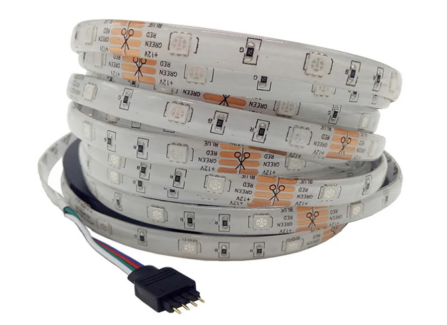 10M SMD 5050 RGB LED Strip 5M 2835 led light Waterproof Tape DC12V Ribbon RGB Flexible Light Strip Full set with Control Adapter (13)
