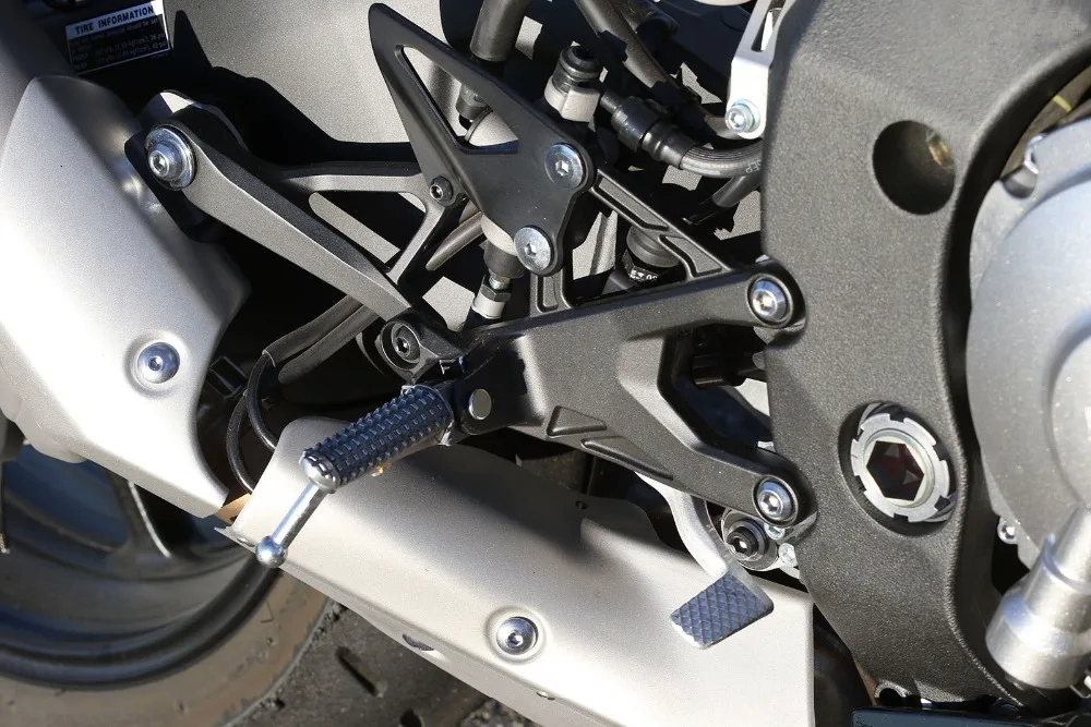 LJBKOALL YZF-R1 Мотоцикл с ЧПУ Алюминиевый Регулируемый Rearsets задние наборы подножки для YAMAHA YZF R1