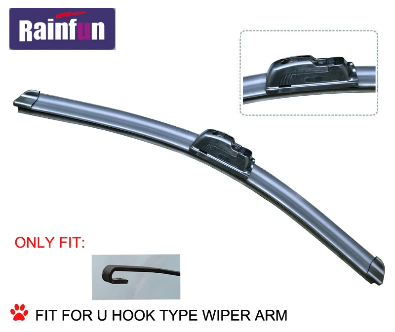 SOFT WIPER BLADE FOR ALL HOOK TYPE WIPER BLADE, NATURAL RUBBER