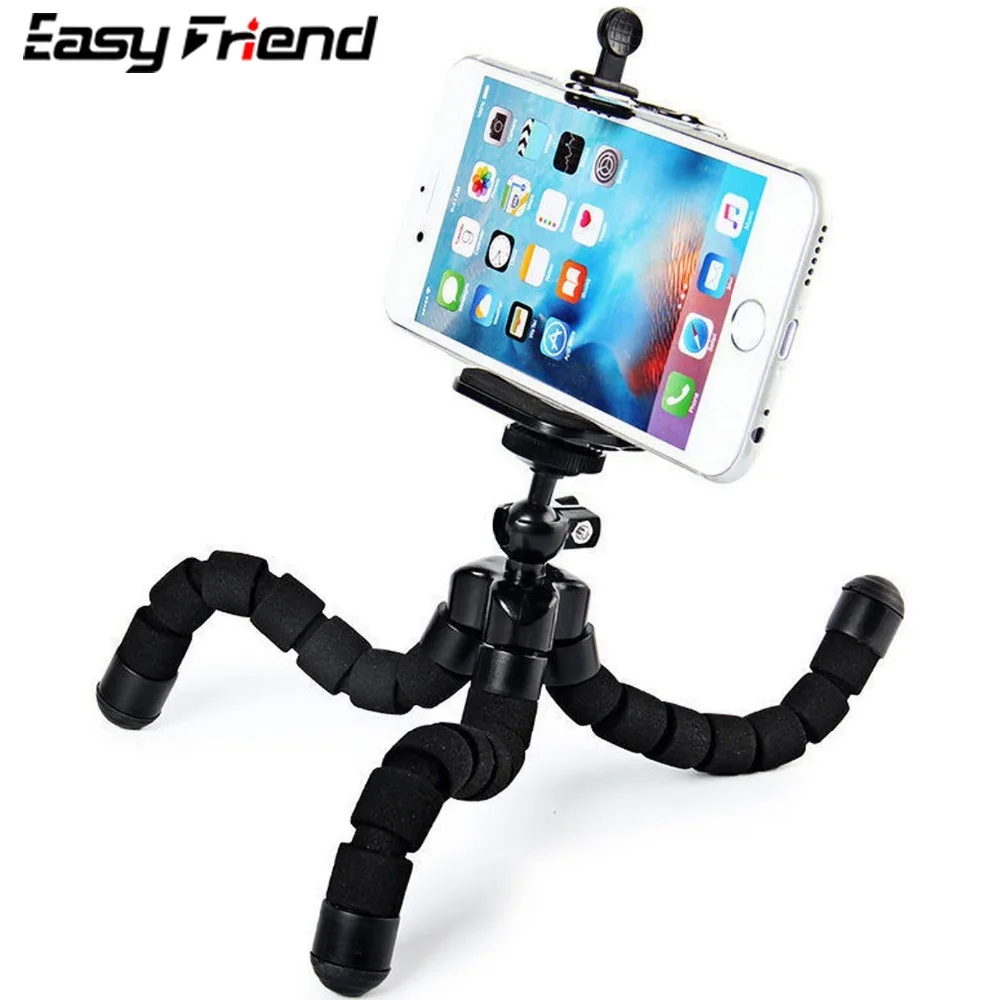 

Flexible Tripod Selfie Universal Mobile Cell Phone Holder Octopus Tripod Supports Clip Digital Camera Stand Mount Phone Monopod