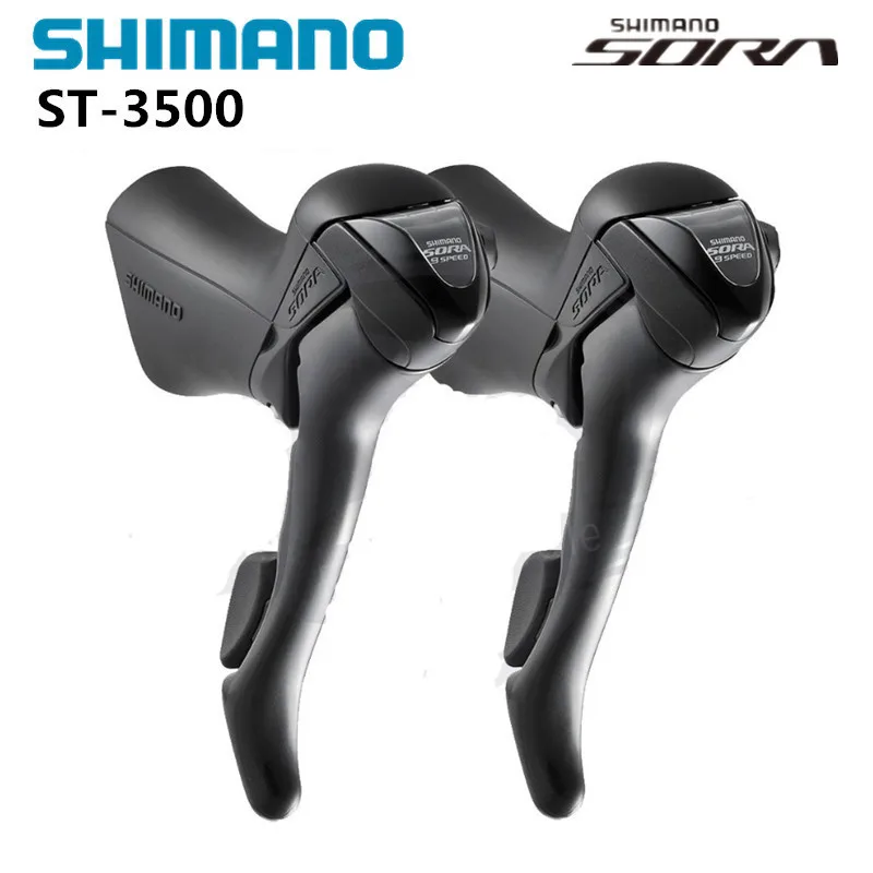 

Shimano Sora ST-3500 2x9 Speed L&R STI road bike bicycleShifters Brake Levers