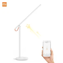 Лидер продаж Xiaomi Mijia светодиодный настольная лампа Smart настольные лампы Desklight Поддержка смартфон приложение Управление 4 режима освещения с KC IEC BSM